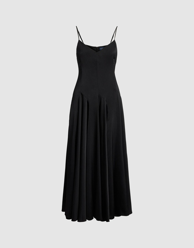Polo Ralph Lauren - Paneled Satin Dress