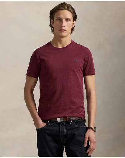 Polo Ralph Lauren - Custom Slim Fit Jersey Crewneck T-Shirt - ICONIC EXCLUSIVE