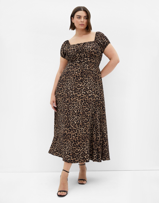 City Chic - Abbigail Print Maxi Dress