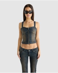 Abrand - Denim Bustier Bowie
