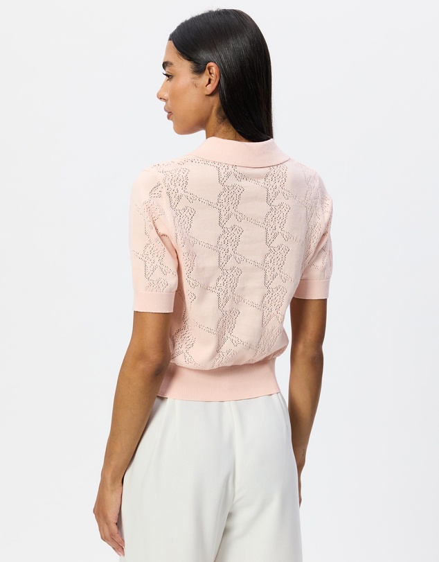 Walker Golf Things - Pointelle Knitted Polo
