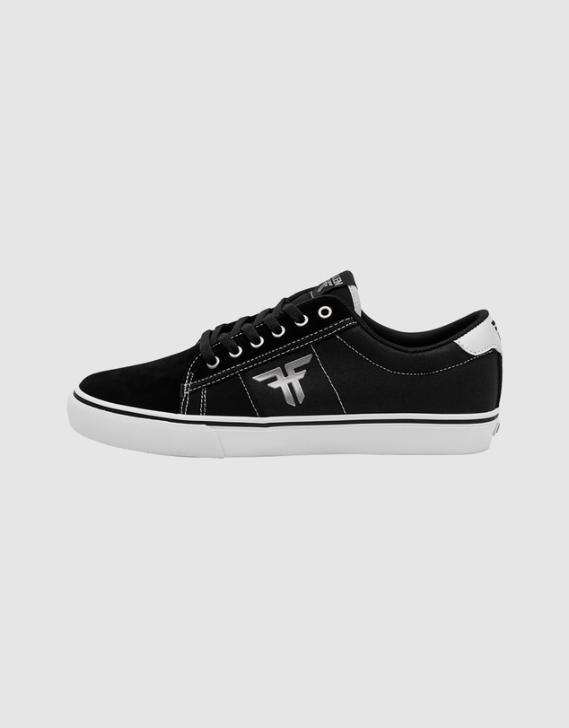 Fallen Footwear - Fallen Footwear Bomber Suede/PU Men Shoes Black/White/Silver