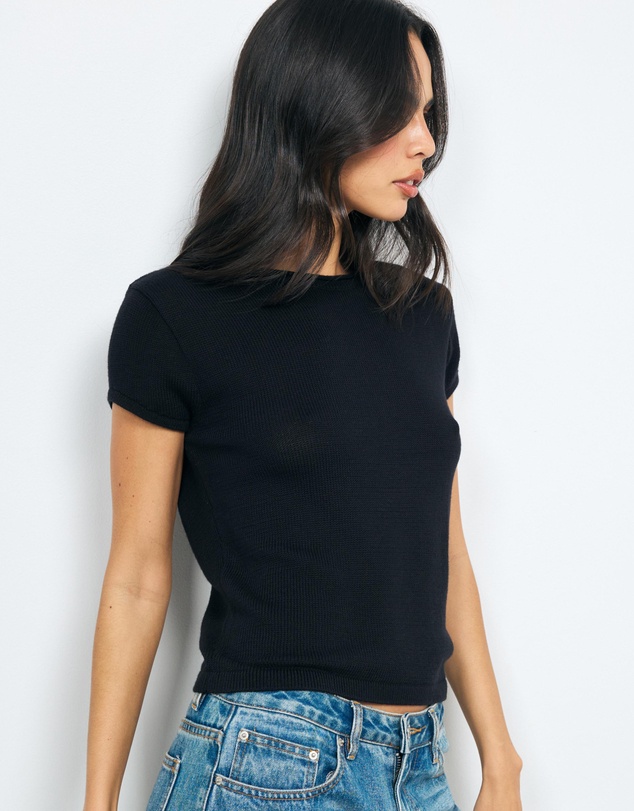 AERE - Lee Organic Cotton Knit Top