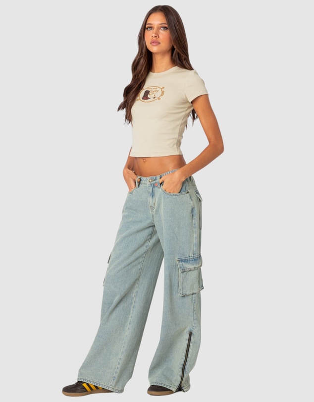 EDIKTED - Andi Low Rise Cargo Jeans