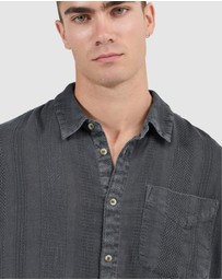 Rolla's - Heavy Weave Long Sleeve - Washed Black