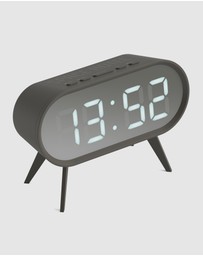 Newgate - Newgate Space Hotel Cyborg Led Alarm Clock Grey