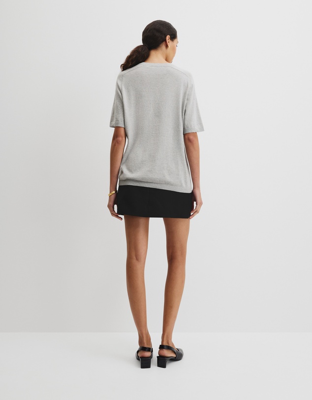 Country Road - Organically Grown Cotton Blend Cashmere Blend T-shirt