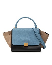 Pre-Loved by Azura Reborn - Pre-Loved Small Tricolor Leather Trapeze Satchel