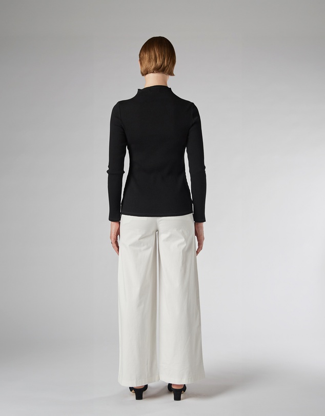 DRICOPER DENIM - Velika Ivory Wide Leg Trousers