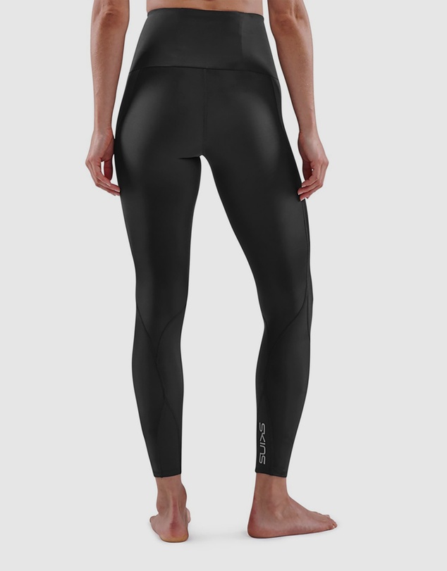 SKINS - SKINS Compression Women's Series-3 Activewear Long Tight Skyscraper Black