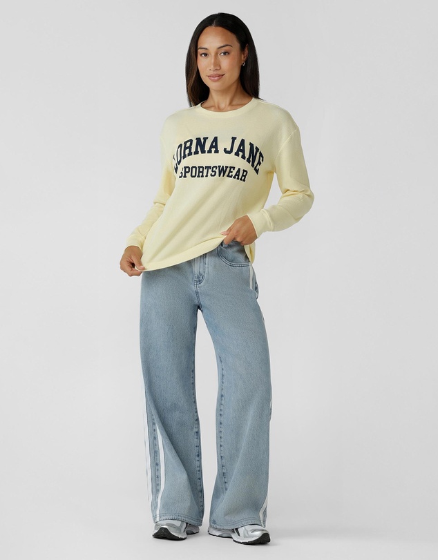 Lorna Jane - Weekender Waffle Long Sleeve T-Shirt
