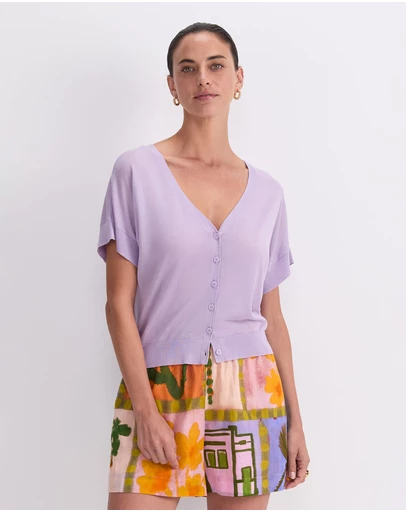 Sportscraft - Silk Blend Reversible Knit