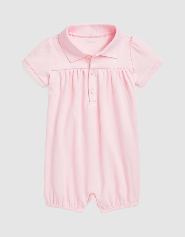 Polo Ralph Lauren - Cotton Interlock Polo Bubble Shortalls - Babies