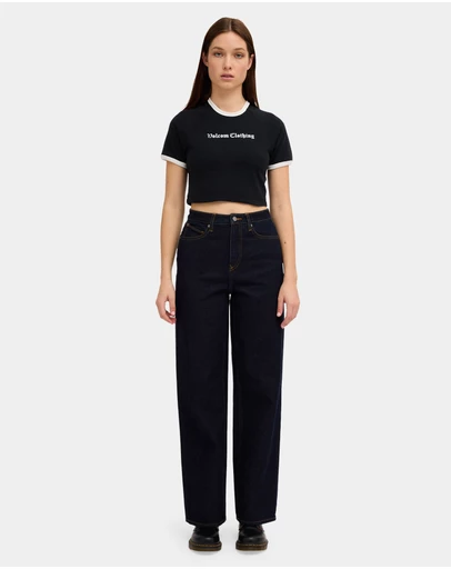 Volcom - Womens Stoned BF High Rise Denim Jeans