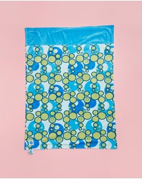 itti bitti - Travel Blanket - Seaweed with Azure