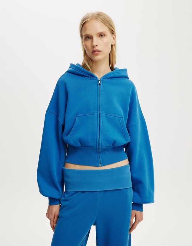Cotton On - Oversized Zip Through Hoodie