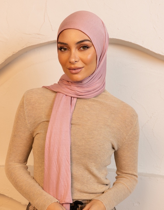 Mod Squad - Luxe Jersey Hijab- Rose