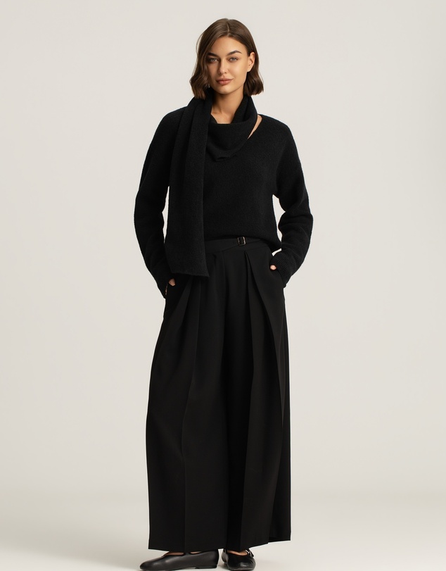 IDA+S - Seren Wool Scarf Jumper