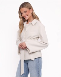 Petal & Pup - Halston Coat - Cream