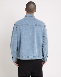 Insight - Halls Cropped Harrington Denim Jacket