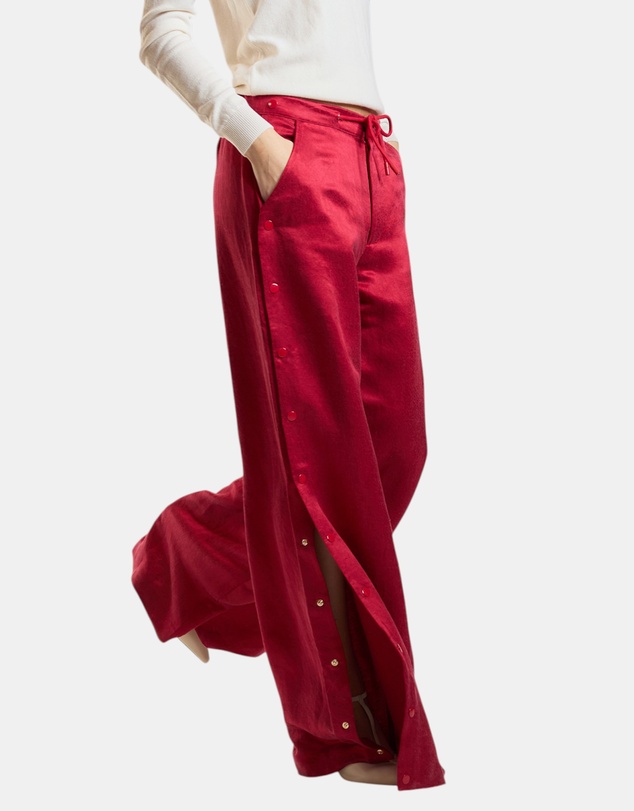 Cynthia Rowley - Wide Leg Snap Pants