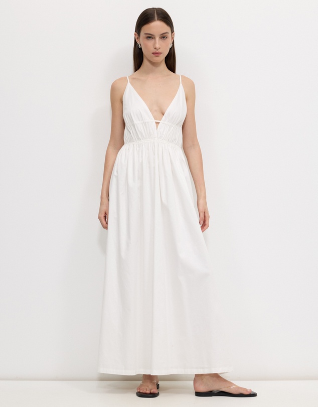 Calli - Alecia Plunge Maxi Dress