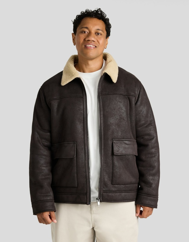 Johnny Bigg - Bomber Sherpa Jacket