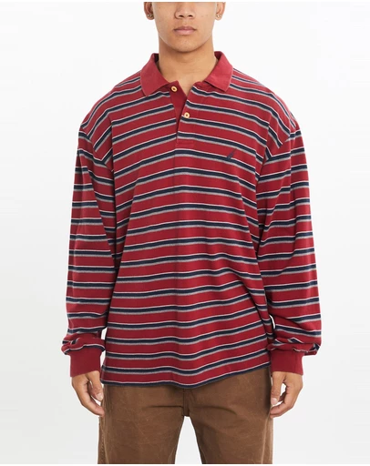 Vintage by The Real Deal - Pre Loved - Vintage Nautica Long Sleeve Polo Shirt