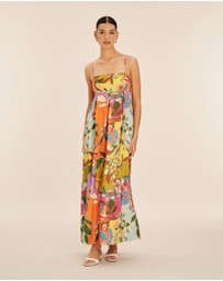 AERE - Aniya Linen Maxi Dress