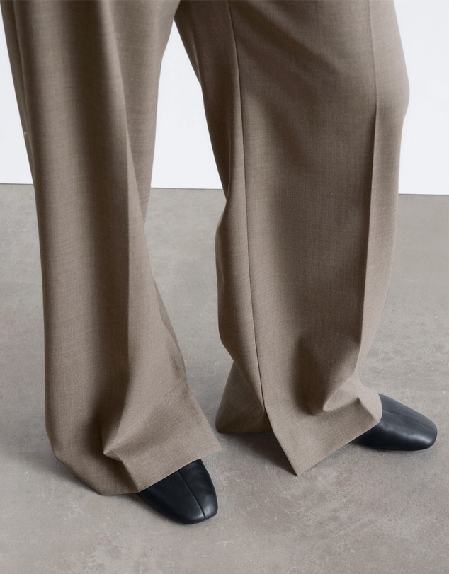 & Other Stories - Wool Press-Crease Trousers