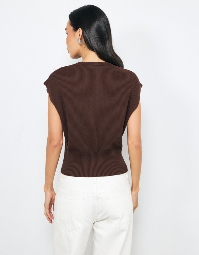 AERE - April Organic Cotton Knit Vest