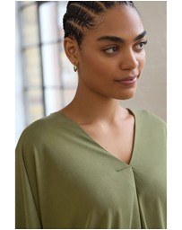 NEXT - Long Sleeve V-Neck Bubblehem Blouse