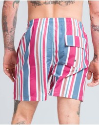 Vacancy Co - Candy Stripe Swim Short