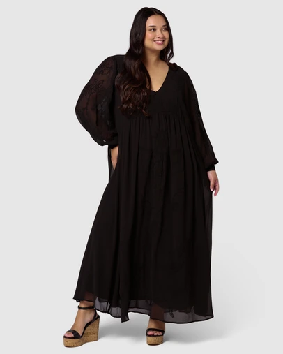 Sunday In The City - Hidden Noise Maxi Dress
