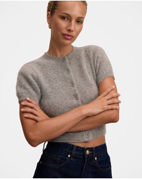 Forever New - Juniper Button Through Knitted T-shirt