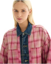 THE TALES - Utility Flannel And Denim Shirt