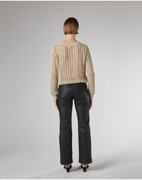 DRICOPER DENIM - Keely Crochet Knit Sweater