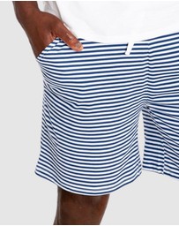 Sant And Abel - Men's Marina Jersey Stripe Sleep Shorts