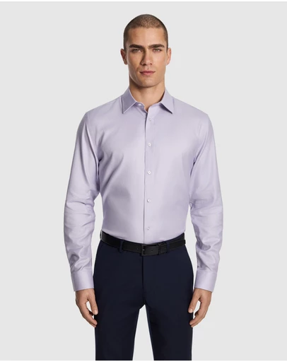 yd. - Maximum Two Ply Cotton Slim Dress Shirt