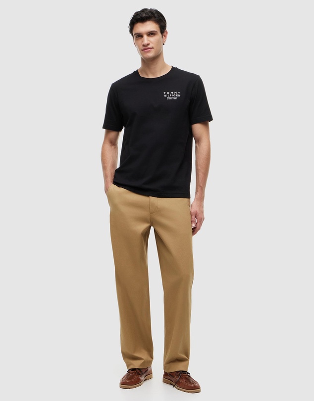 Tommy Hilfiger - Wavy Flag Back Graphic Jersey T-Shirt
