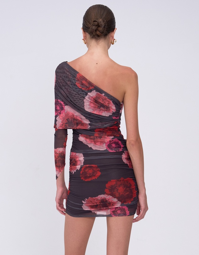 Suboo - Frida Draped Off Shoulder Long Sleeve Mini