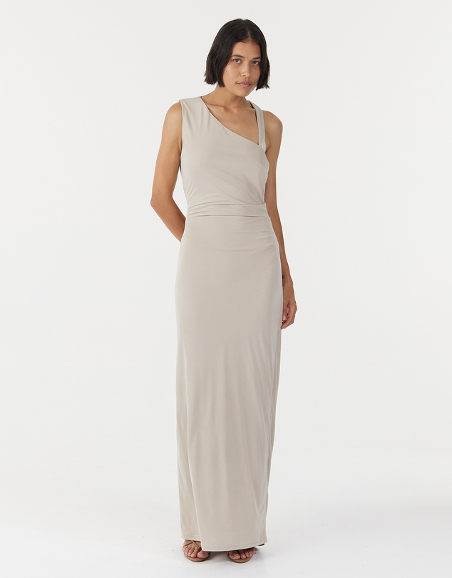 Third Form - Stirling Twist Asymmetric Maxi Dress