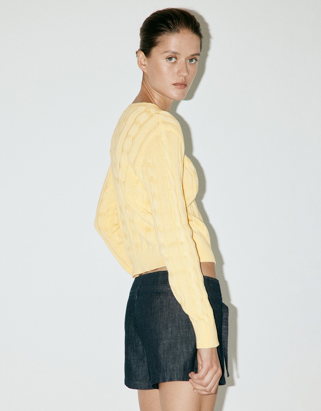 M.N.G - Braided Knitted Sweater