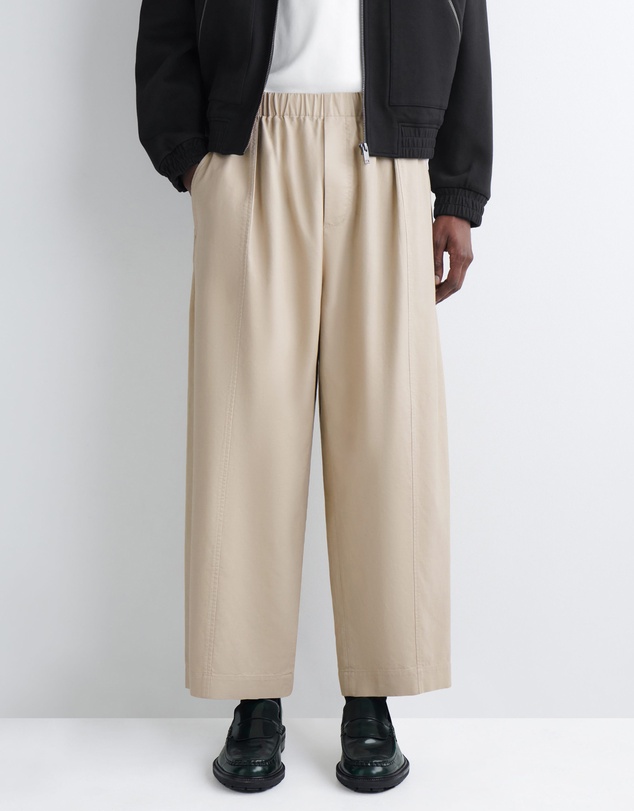 COS - Cotton Cropped Relaxed-Fit Barrel Leg Trousers