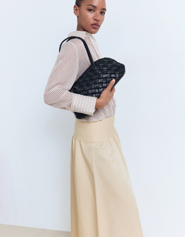 M.N.G - Midi Skirt With Frayed Ends