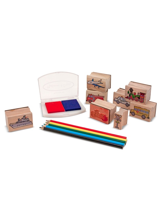 Melissa and Doug - Vehicle Stamp Set