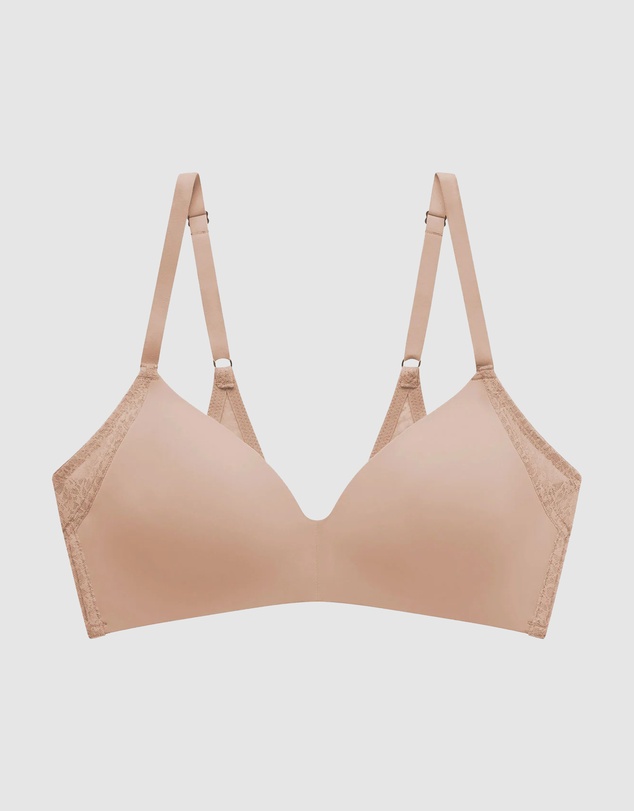 Natori - Pretty Smooth Padded Wirefree T-Shirt Bra With Lace