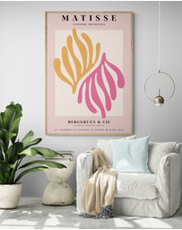 Inka Arthouse - Pink Coral by Henri Matisse Art Print