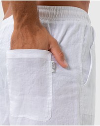 Coast Clothing - St Tropez Linen Pants - White