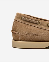 Calibre - Suede Boat Shoe Stone